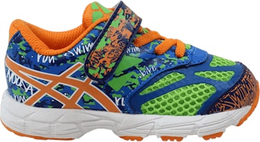(Infant) ASICS Noosa Tri 10 Toddler 'Flash Green Orange Blue' C524N-8530 (Infant) ASICS Noosa Tri 10 Toddler 'Flash Green Orange Blue' C524N-8530