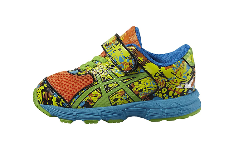 (Infant) ASICS Noosa Tri 11 'Green Blue Velcro' C605N-0785
