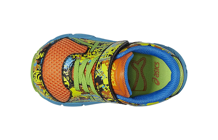 Shop (Infant) ASICS Noosa Tri 11 'Green Blue Velcro' C605N-0785