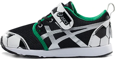 (Infant) ASICS School Yard 'Black Silver Velcro' C719N-9093 (Infant) ASICS School Yard 'Black Silver Velcro' C719N-9093