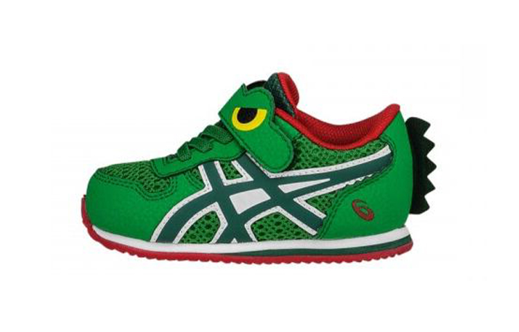 (Infant) ASICS School Yard 'Green Velcro' C640N-8408