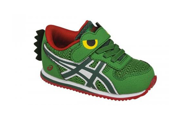 Order (TD) ASICS School Yard ''Green Velcro'' Scarpe Bambino Verde con Strappi C640N-8408