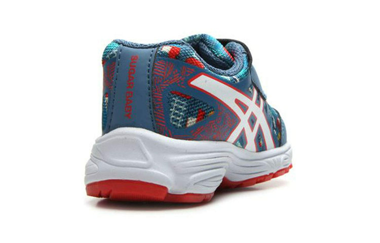 Shop (TD) ASICS Sugar Baby 3 ''Blau Rot Klettverschluss'' 1Y74A007-406