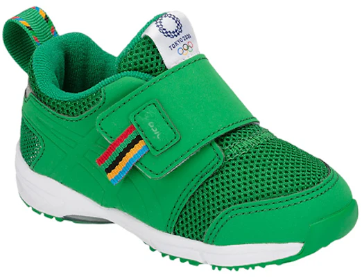 (Infant) ASICS Tokyo 2020 'Olympic Emblem Moogee Green' 1144A014-300 Lookbook (Infant) ASICS Tokyo 2020 'Olympic Emblem Moogee Green' 1144A014-300