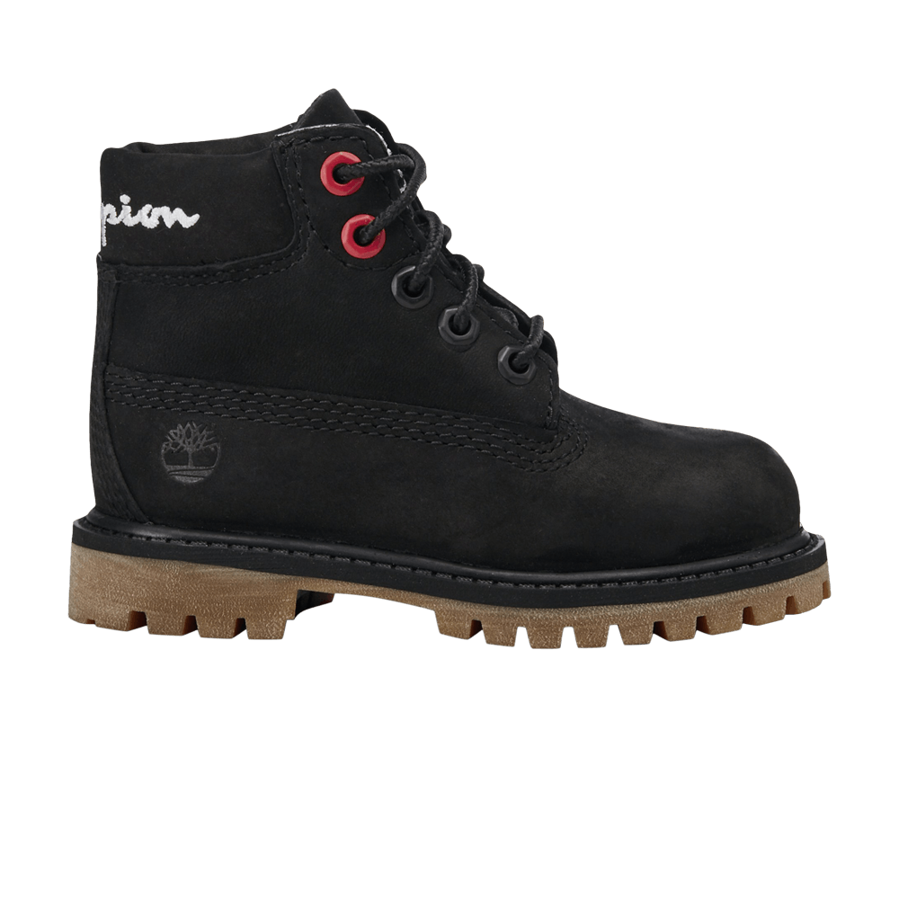 (Infant) Champion x Timberland 6 Inch Premium 'Black' TB0A1UFE-001