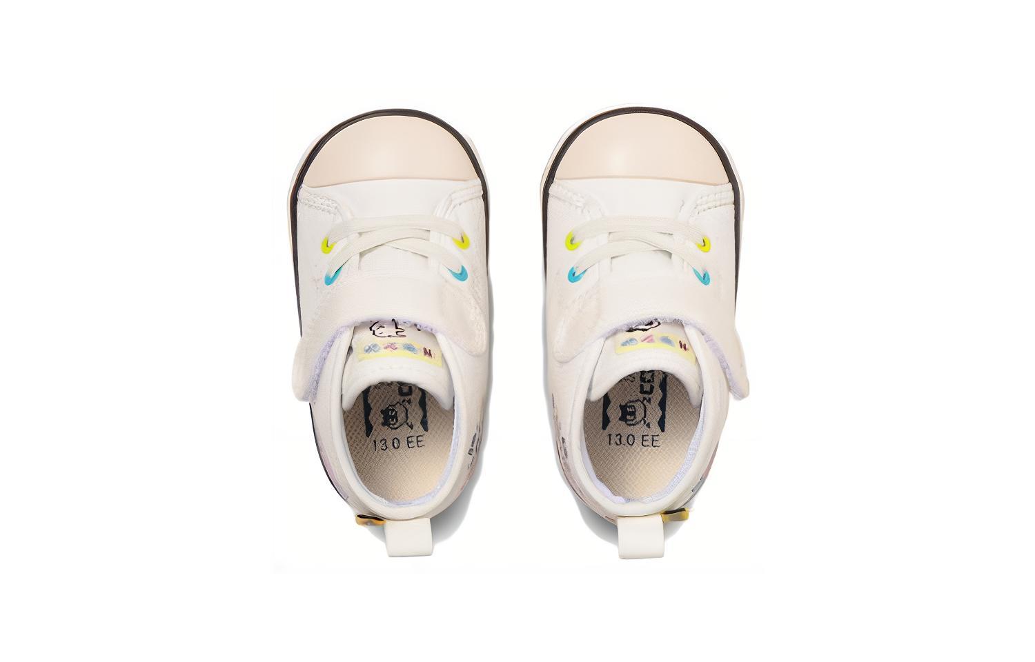 Shop (TD) Converse All Star N Boakuma V-1 ''Cream Velcro'' Kasut Velcro Krim. 37302871