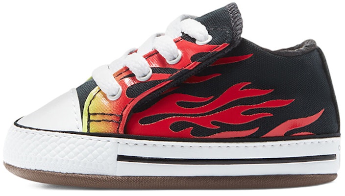 (Infant) Converse Chuck Taylor All-Star 'Flame Black Red' 870414C Buy (Infant) Converse Chuck Taylor All-Star 'Flame Black Red' 870414C