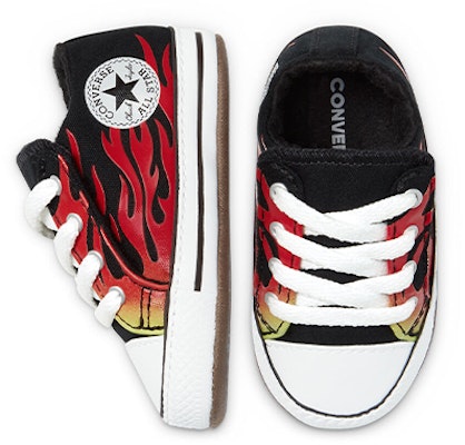 (Infant) Converse Chuck Taylor All-Star 'Flame Black Red' 870414C Purchase (Infant) Converse Chuck Taylor All-Star 'Flame Black Red' 870414C