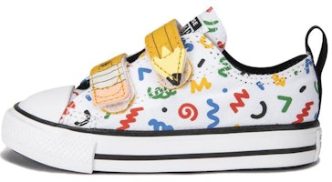 (Infant) Converse Chuck Taylor All Star 2V Low 'Doodles' A07219C (Infant) Converse Chuck Taylor All Star 2V Low 'Doodles' A07219C