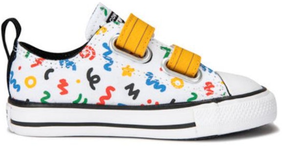 大童 Converse 塗鴉 緩震耐磨 低筒 兒童帆布鞋 白色 Order 大童 Converse 塗鴉 緩震耐磨 低筒 兒童帆布鞋 白色
