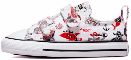 (Infant) Converse Chuck Taylor All Star Easy-On 'White Red Graffiti' 772875C (Infant) Converse Chuck Taylor All Star Easy-On 'White Red Graffiti' 772875C