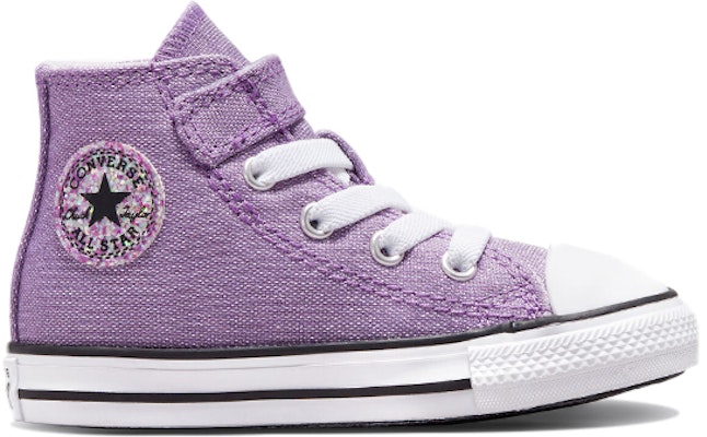 (TD) 匡威Chuck Taylor All Star Easy-On高帮“像素紫色亮片” 772878F Order (TD) 匡威Chuck Taylor All Star Easy-On高帮“像素紫色亮片” 772878F