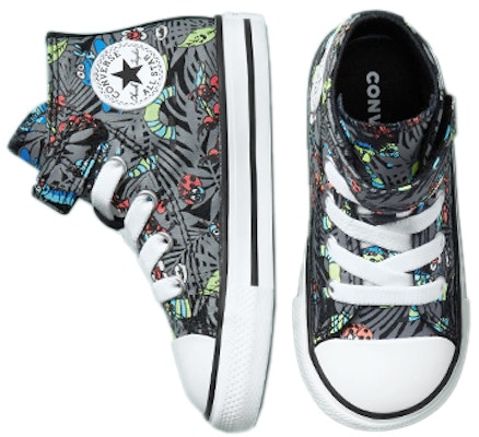 (Infant) Converse Chuck Taylor All Star Easy-On High 'Black Grey' A01203C Shop (Infant) Converse Chuck Taylor All Star Easy-On High 'Black Grey' A01203C