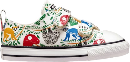 (Infant) Converse Chuck Taylor All Star Easy-On Low 'Multi-Colored Animals' A02603F (Infant) Converse Chuck Taylor All Star Easy-On Low 'Multi-Colored Animals' A02603F