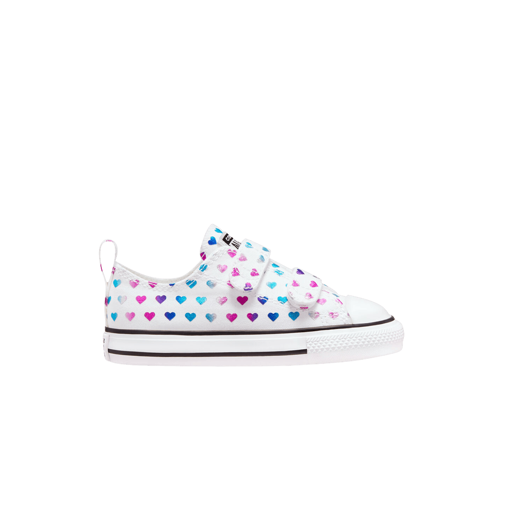(Infant) Converse Chuck Taylor All Star Easy-On Low 'Foil Hearts' A03392F