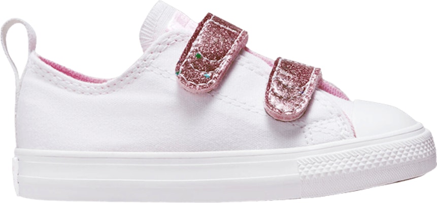 (Infant) Converse Chuck Taylor All Star Easy-On Low 'Glitter Strap' A02983F Buy (Infant) Converse Chuck Taylor All Star Easy-On Low 'Glitter Strap' A02983F