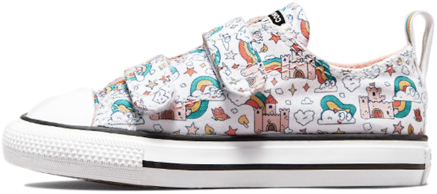 (Infant) Converse Chuck Taylor All Star Easy-On Low 'Rainbow Castles' 772945F Buy (Infant) Converse Chuck Taylor All Star Easy-On Low 'Rainbow Castles' 772945F