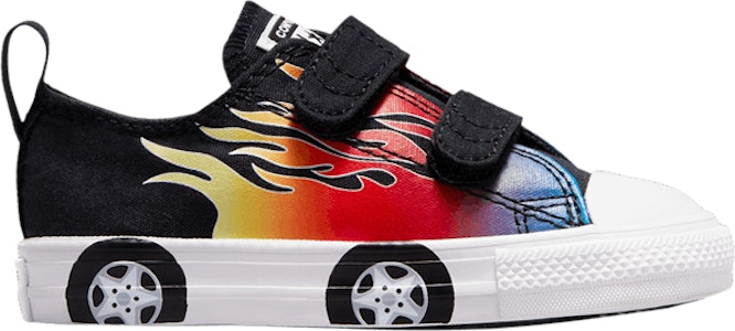 (TD) チャックテイラー オールスター スリップ 黒 (Cars 火炎) A05223F Buy (TD) チャックテイラー オールスター スリップ 黒 (Cars 火炎) A05223F