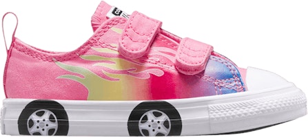 (Infant) Converse Chuck Taylor All Star Easy-On Low 'Cars - Flames Pink' A06124F (Infant) Converse Chuck Taylor All Star Easy-On Low 'Cars - Flames Pink' A06124F