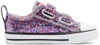 Order (TD) Converse Chuck Taylor All Star Easy-On Low 'Coated Glitter' Wanita Berkilau 770178C