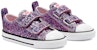 (TD) Converse Chuck Taylor All Star Easy-On Low 'Coated Glitter' Wanita Berkilau 770178C