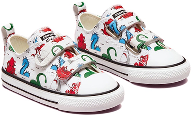 (Infant) Converse Chuck Taylor All Star Easy-On Low 'White Sea Monster Print' A01621C Lookbook (Infant) Converse Chuck Taylor All Star Easy-On Low 'White Sea Monster Print' A01621C
