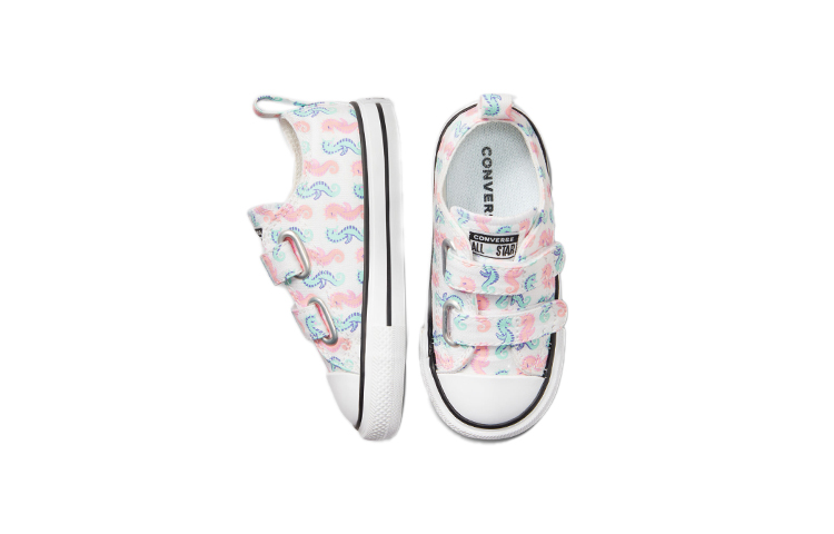 Shop (TD) Converse Chuck Taylor All Star Easy-On Low 'Blanco Azul Rosa Graffiti' 772751C