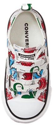 (Infant) Converse Chuck Taylor All Star Easy-On Low 'White Sea Monster Print' A01621C Shop (Infant) Converse Chuck Taylor All Star Easy-On Low 'White Sea Monster Print' A01621C