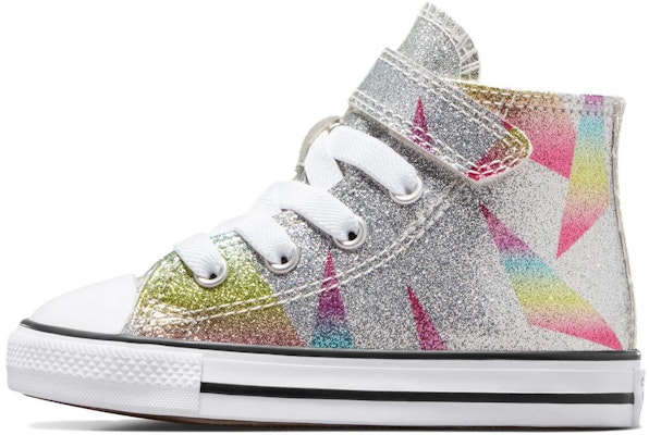 (Infant) Converse Chuck Taylor All Star EasyOn High 'Prism Glitter' A04739C Buy (Infant) Converse Chuck Taylor All Star EasyOn High 'Prism Glitter' A04739C