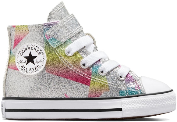 (Infant) Converse Chuck Taylor All Star EasyOn High 'Prism Glitter' A04739C Order (Infant) Converse Chuck Taylor All Star EasyOn High 'Prism Glitter' A04739C