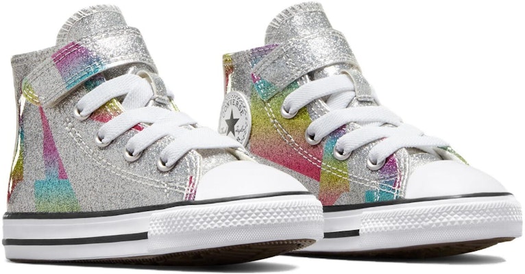 (Infant) Converse Chuck Taylor All Star EasyOn High 'Prism Glitter' A04739C Lookbook (Infant) Converse Chuck Taylor All Star EasyOn High 'Prism Glitter' A04739C