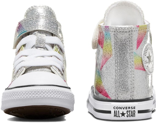 (Infant) Converse Chuck Taylor All Star EasyOn High 'Prism Glitter' A04739C Purchase (Infant) Converse Chuck Taylor All Star EasyOn High 'Prism Glitter' A04739C
