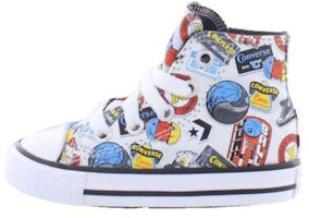 (Infant) Converse Chuck Taylor All Star High 'Happy Hoops' 772451F (Infant) Converse Chuck Taylor All Star High 'Happy Hoops' 772451F