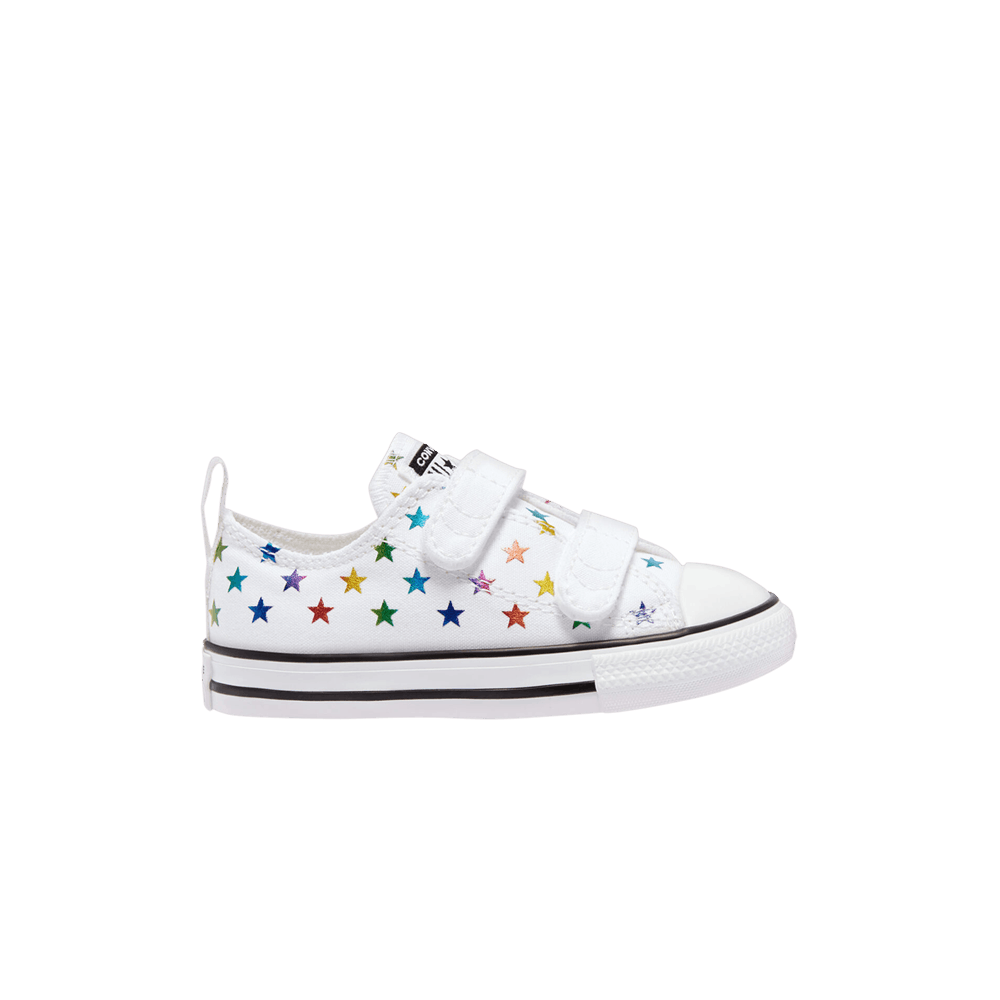 Buy (TD) Converse Chuck Taylor All Star Rendah 'Bintang Metalik - Putih' 770688F
