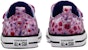 (Infant) Converse Chuck Taylor All Star Low 'Floral Print - Dark Purple' 772754C