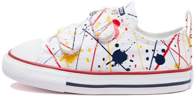 (Infant) Converse Chuck Taylor All Star Low 'Paint Splatter - White' 771909F (Infant) Converse Chuck Taylor All Star Low 'Paint Splatter - White' 771909F