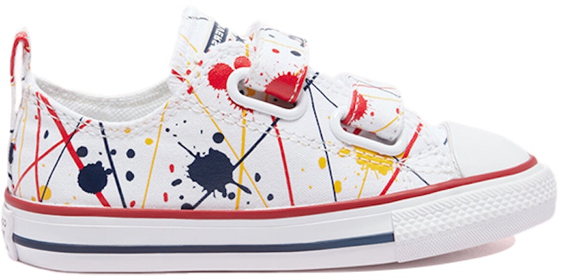 (Infant) Converse Chuck Taylor All Star Low 'Paint Splatter - White' 771909F Order (Infant) Converse Chuck Taylor All Star Low 'Paint Splatter - White' 771909F