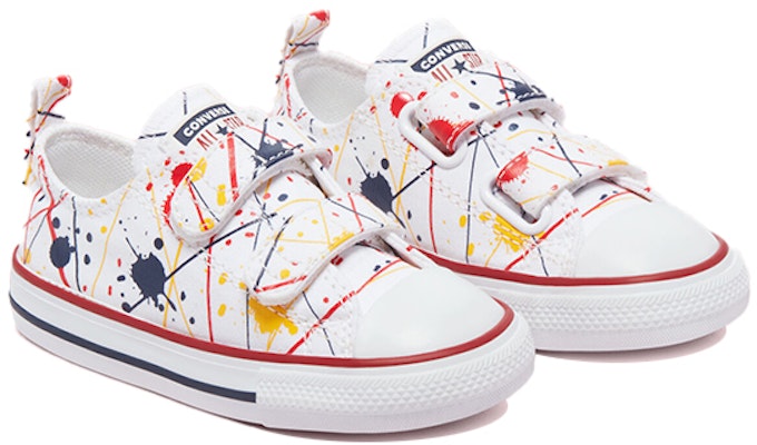 (Infant) Converse Chuck Taylor All Star Low 'Paint Splatter - White' 771909F Lookbook (Infant) Converse Chuck Taylor All Star Low 'Paint Splatter - White' 771909F