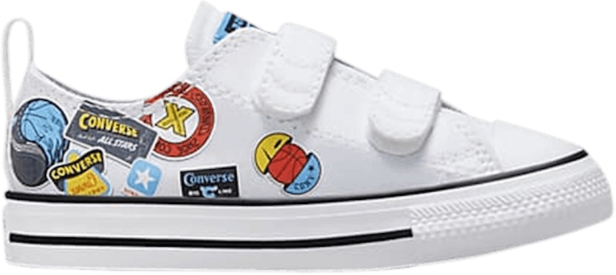 (Infant) Converse Chuck Taylor All Star Low Easy-On 'Happy Hoops' 772452F Buy (Infant) Converse Chuck Taylor All Star Low Easy-On 'Happy Hoops' 772452F