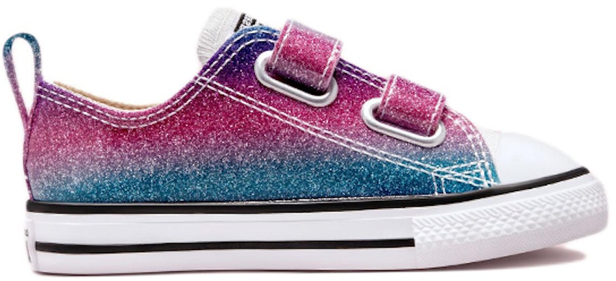 (Infant) Converse Chuck Taylor All Star Low Easy-On 'Glitter Drip' A00391C Order (Infant) Converse Chuck Taylor All Star Low Easy-On 'Glitter Drip' A00391C