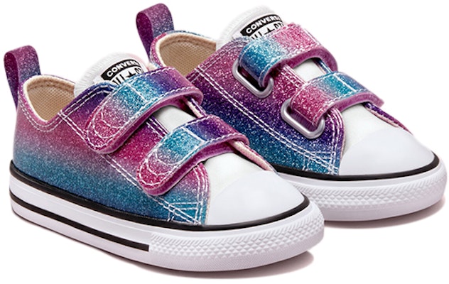 (Infant) Converse Chuck Taylor All Star Low Easy-On 'Glitter Drip' A00391C Lookbook (Infant) Converse Chuck Taylor All Star Low Easy-On 'Glitter Drip' A00391C