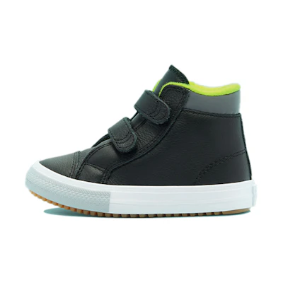 (Infant) Converse Chuck Taylor All Star PC Boot 'Black Green Velcro'