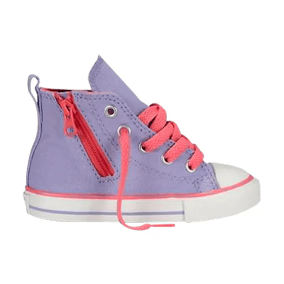(Infant) Converse Chuck Taylor All Star Side Zip Hi 'Lavender Glow'