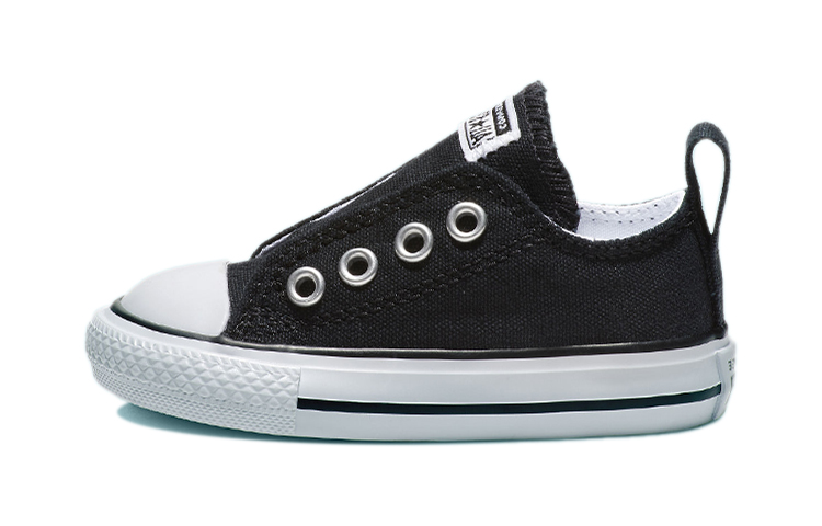 (Infant) Converse Chuck Taylor All Star Simple Slip 'Black and White' 722412F