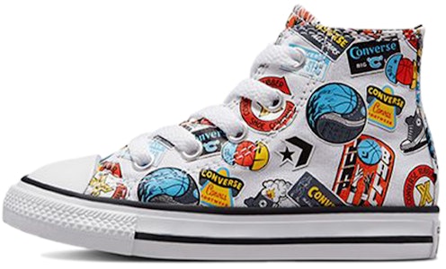 (TD) Converse Nike x Chuck Taylor All Star Alta 'Blanco Negro Multicolor' 772451C Buy (TD) Converse Nike x Chuck Taylor All Star Alta 'Blanco Negro Multicolor' 772451C