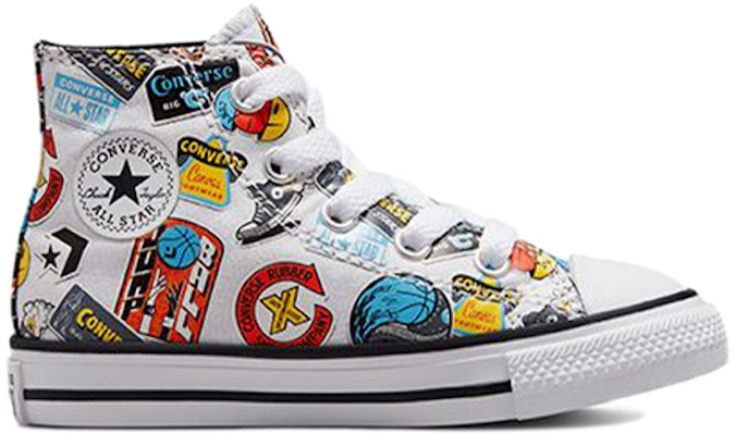 (Infant) Converse Nike x Chuck Taylor All Star High Top 'White Black Multicolor' 772451C Order (Infant) Converse Nike x Chuck Taylor All Star High Top 'White Black Multicolor' 772451C