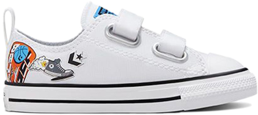 (Infant) Converse Nike x Chuck Taylor All Star Low Top 'White Multicolor Velcro' 772452C Order (Infant) Converse Nike x Chuck Taylor All Star Low Top 'White Multicolor Velcro' 772452C