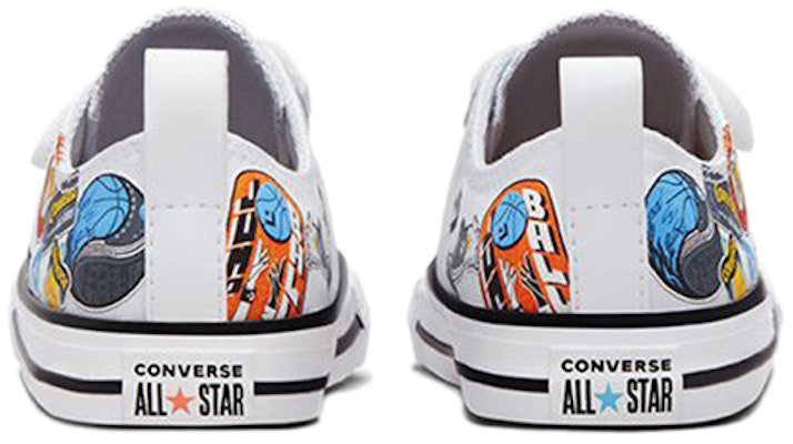 (Infant) Converse Nike x Chuck Taylor All Star Low Top 'White Multicolor Velcro' 772452C Purchase (Infant) Converse Nike x Chuck Taylor All Star Low Top 'White Multicolor Velcro' 772452C