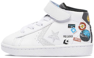 (Infant) Converse Nike x Pro Leather High Top 'White Grey' 772448C (Infant) Converse Nike x Pro Leather High Top 'White Grey' 772448C