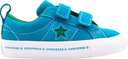(Infant) Converse One Star 2V Low 'Hawaiian Ocean Jolly Green' 760037C (Infant) Converse One Star 2V Low 'Hawaiian Ocean Jolly Green' 760037C
